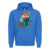 True Royal Chocolate And Coffee Zipper Hoodie - FaDigitalArtStudio