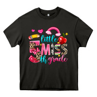 Asphalt little miss fifth grade Heavy Core Tee - NancyCooperArtShop