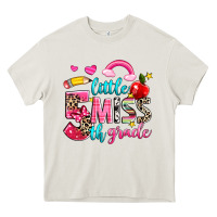 Cream little miss fifth grade Heavy Core Tee - NancyCooperArtShop