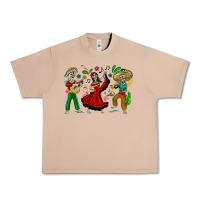 Burro Mexican Skeletons Urban Heavy Tee - texasbilliewilder