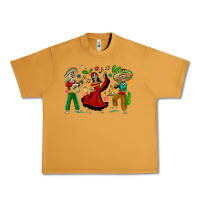 Peanut Butter Mexican Skeletons Urban Heavy Tee - texasbilliewilder