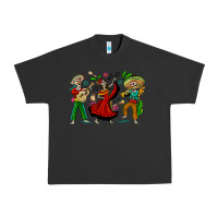 Pigment Black Mexican Skeletons Urban Heavy Tee - texasbilliewilder
