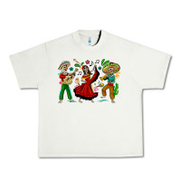 Pistachio Mexican Skeletons Urban Heavy Tee - texasbilliewilder