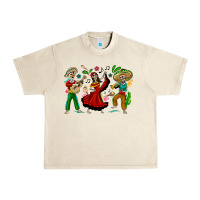 Sandshell Mexican Skeletons Urban Heavy Tee - texasbilliewilder