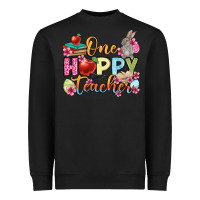Black Easter Day One hoppy Teacher Heavyweight Sweatshirt - OliviaCreatesArt