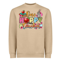 Mushroom Easter Day One hoppy Teacher Heavyweight Sweatshirt - OliviaCreatesArt