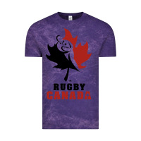 Cloud Purple canada rugby Vintage Tee - linhVisuals