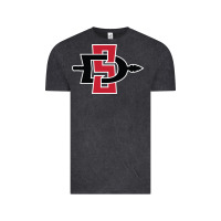 Vintage Black san diego state aztecs Vintage Tee - linhVisuals