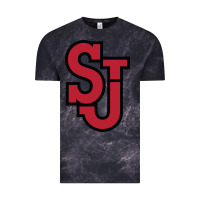 Cloud Black st. john's red storm Vintage Tee - linhVisuals