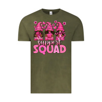 Vintage Olive breast cancer afro gnomies support squad Vintage Tee - texasbilliewilder