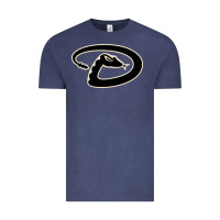 Vintage Denim D Backs Baseball Vintage Tee - linhVisuals