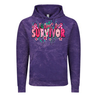Cloud Purple i am a survivor Vintage Hoodie - NancyCooperArtShop