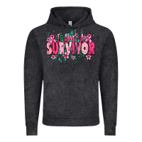 Vintage Black i am a survivor Vintage Hoodie - NancyCooperArtShop