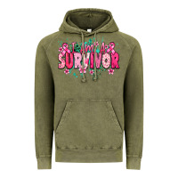 Vintage Olive i am a survivor Vintage Hoodie - NancyCooperArtShop