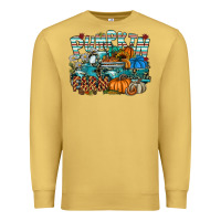 Antique Gold pumpkin farm Premium Sweatshirt - SublimationCraftShop