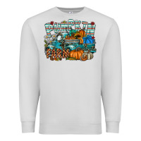 Dove Grey pumpkin farm Premium Sweatshirt - SublimationCraftShop