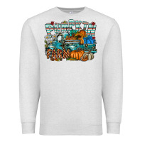 Oatmeal Heather pumpkin farm Premium Sweatshirt - SublimationCraftShop