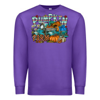 Purple pumpkin farm Premium Sweatshirt - SublimationCraftShop