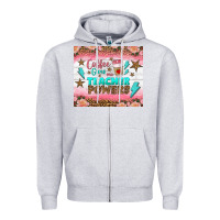 Heather Grey coffee gives me teacher powers tumbler Zipper Hoodie - BundleAndBundleShop