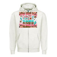 Oatmeal Heather coffee gives me teacher powers tumbler Zipper Hoodie - BundleAndBundleShop