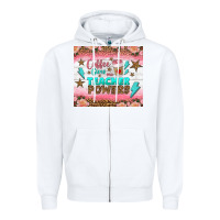 White coffee gives me teacher powers tumbler Zipper Hoodie - BundleAndBundleShop