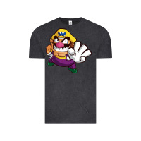 Vintage Black super wario land Vintage Tee - linhVisuals