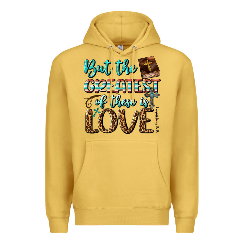 But The Greatest Of These Is Love Premium Hoodie by BundleAndBundleShop | Teevron