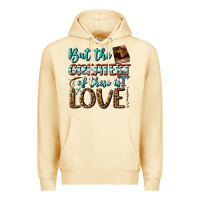 Pina Colada But The Greatest Of These Is Love Premium Hoodie - BundleAndBundleShop