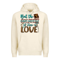 Tofu But The Greatest Of These Is Love Premium Hoodie - BundleAndBundleShop