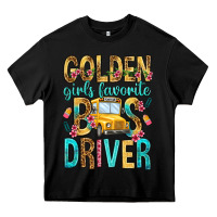Black golden girls favorite bus driver Heavy Core Tee - NancyCooperArtShop