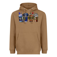 Toasted Coconut Police Coffee Heavyweight Hoodie - CowhideDigitalArt