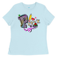 Baby Blue pre k Ladies Tee - RanaPortraitStore