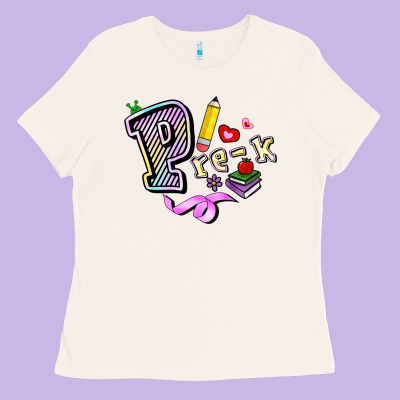Pre K Ladies Tee Designed By Ranaportraitstore