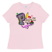 Bubblegum Pink pre k Ladies Tee - RanaPortraitStore