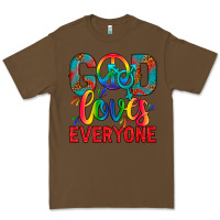Cacao LGBTQ+ God Loves Everyone Premium Tee - BundleAndBundleShop