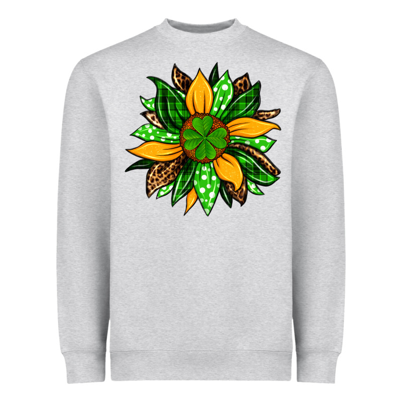 St. Patrick's Sunflower Heavyweight Sweatshirt by OliviaCreatesArt | Teevron