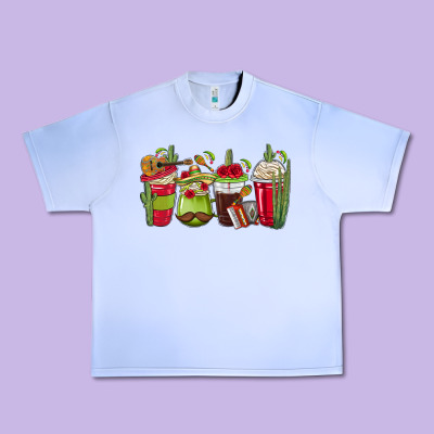 Mexico Coffee Cups Urban Heavy Tee Designed By Texasbilliewilder