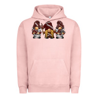 Pigment Salmon football gnomes Urban Hoodie - BarkalooDesign