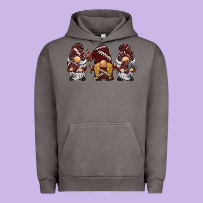 Football Gnomes Urban Hoodie Designed By Barkaloodesign