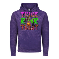 Cloud Purple Trick Rawr Treat Vintage Hoodie - texasbilliewilder