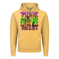 Vintage Mustard Trick Rawr Treat Vintage Hoodie - texasbilliewilder
