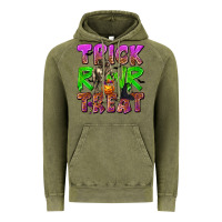 Vintage Olive Trick Rawr Treat Vintage Hoodie - texasbilliewilder