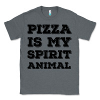 Charcoal Heather Pizza Is My Spirit Animal Classic Tee - Bettercallsaul