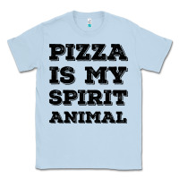 Dusty Blue Pizza Is My Spirit Animal Classic Tee - Bettercallsaul