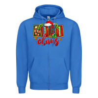 True Royal Christmas Gigi Claus Zipper Hoodie - FaDigitalArtStudio