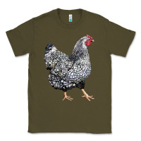 Army Green wyandotte chicken Classic Tee - LillyAllenDesigns