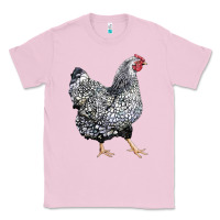 Bubblegum Pink wyandotte chicken Classic Tee - LillyAllenDesigns