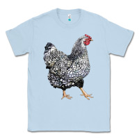 Dusty Blue wyandotte chicken Classic Tee - LillyAllenDesigns