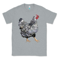 Heather Grey wyandotte chicken Classic Tee - LillyAllenDesigns