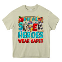 Mossy not all super heroes wear capes Heavy Core Tee - NancyCooperArtShop